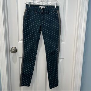 BCBGeneration Navy and Pewter Polka Dots Jeans | 24